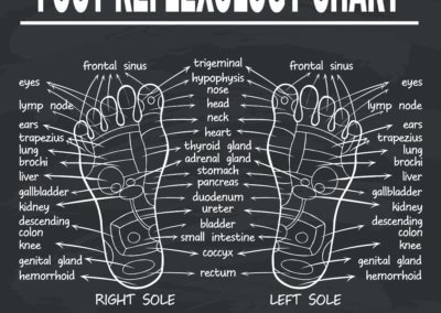 Foot refloxology chart